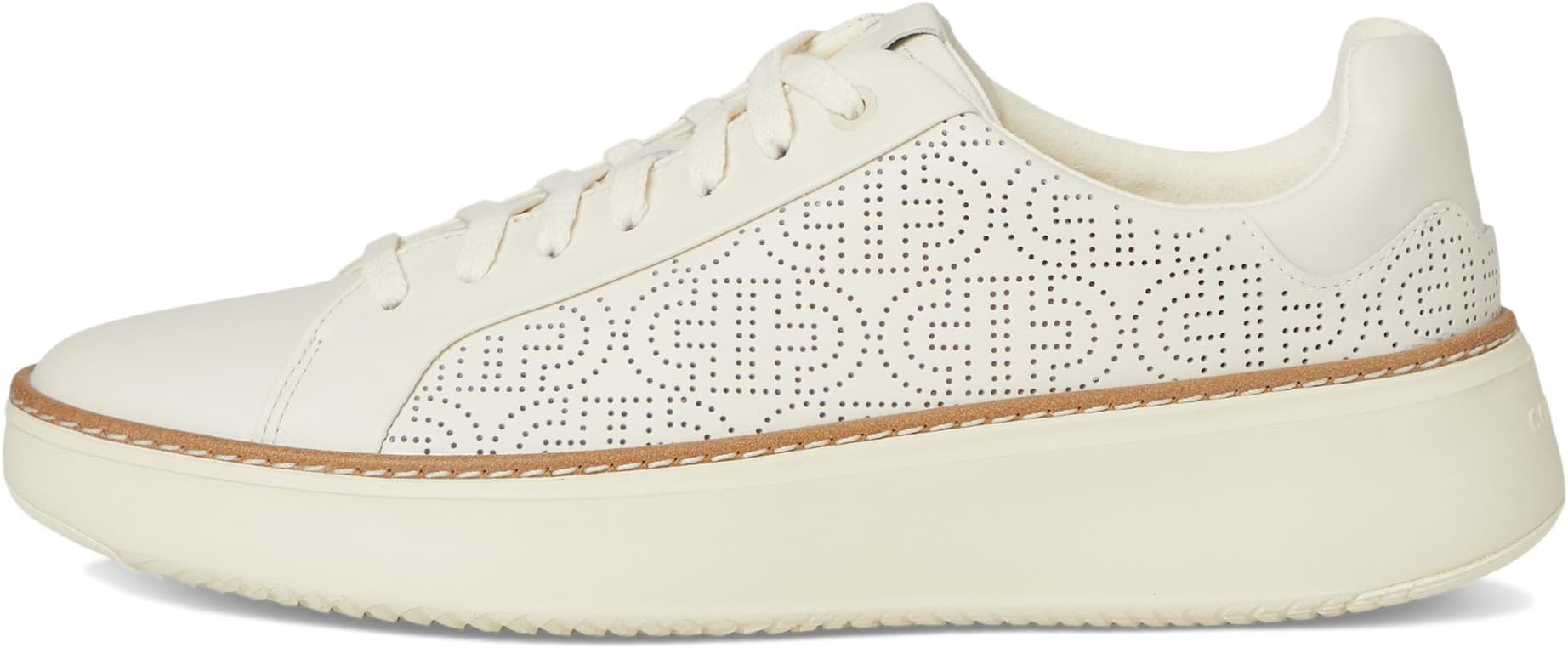 Кроссовки Cole Haan Grandpro Topspin Sneaker, цвет Ivory/Perf Leather/Ivory — фото 4