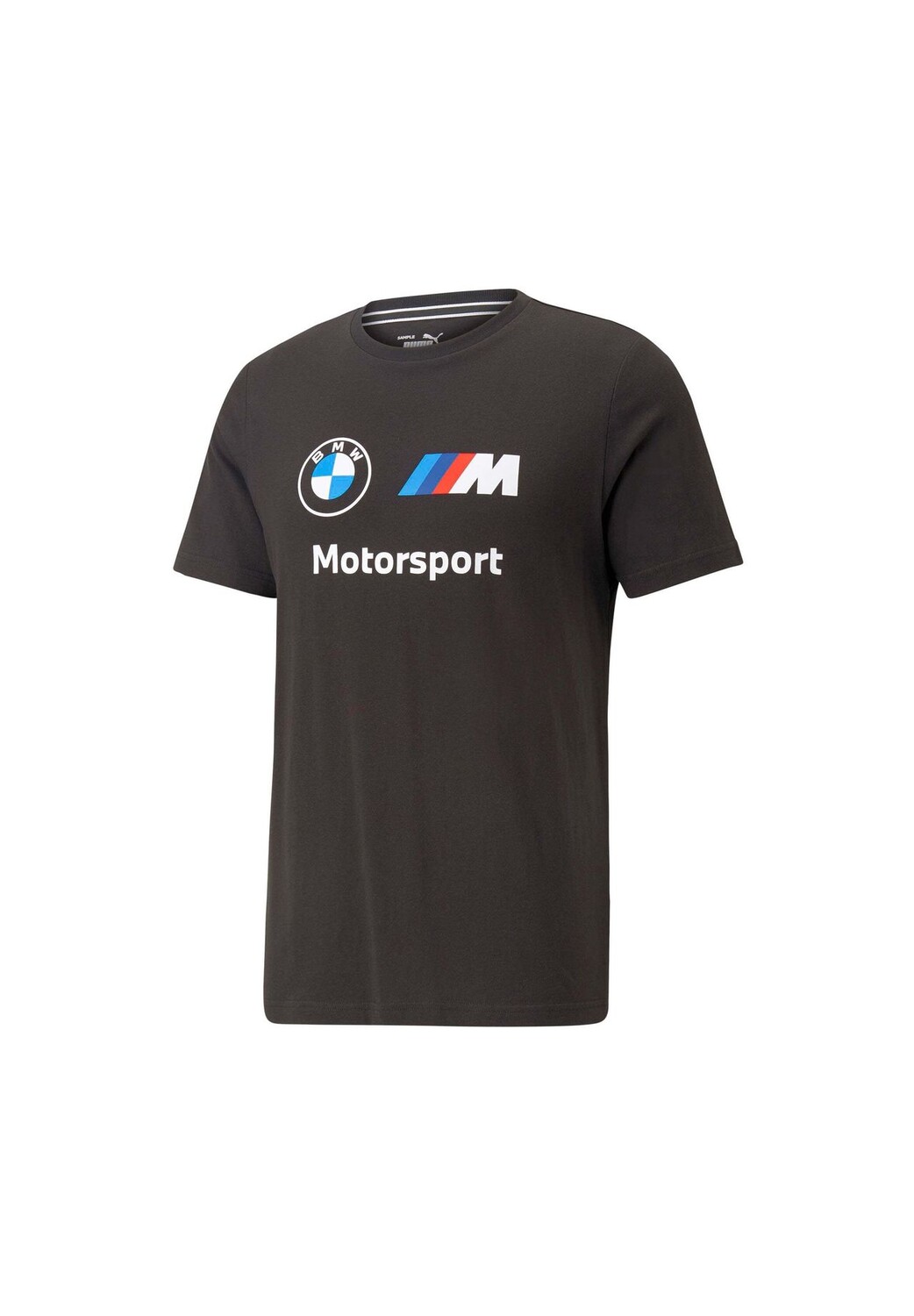 

Мужская футболка — BMW Motorsport ESS Logo Tee, хлопок, круглый вырез, логотип, короткая, однотонная PUMA, черный