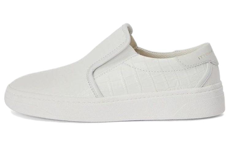 Женские кожаные слипоны Gz94 Giuseppe Zanotti Белый