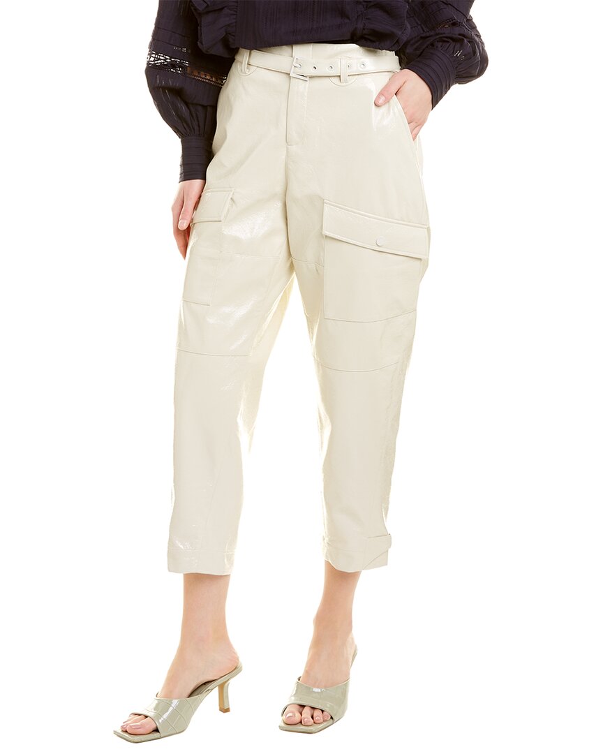 

Виниловые брюки Ted Baker Vinala Barrel Leg, белый