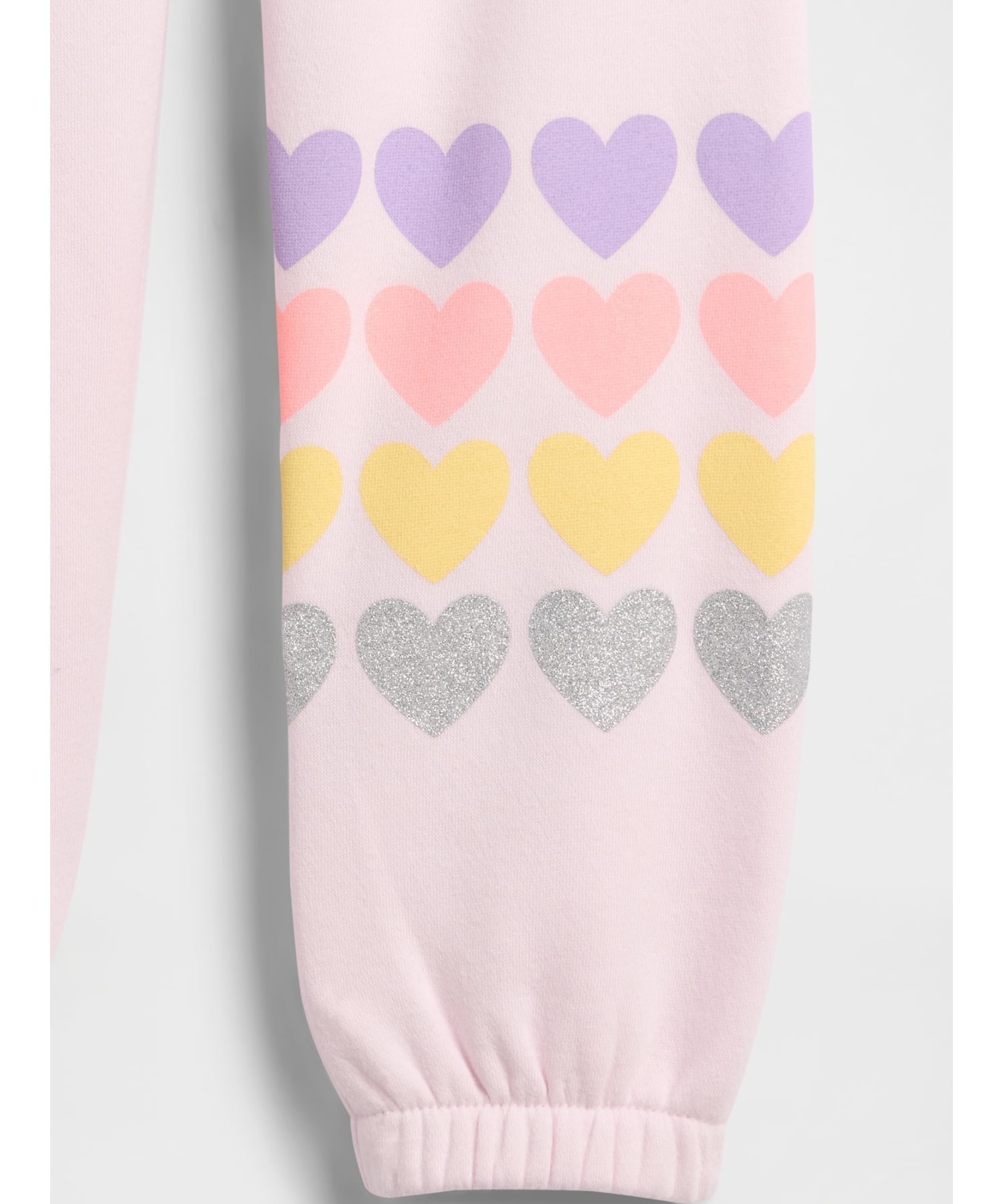 (K)babyGap Свободные спортивные брюки-джоггеры на резинке с логотипом GAP, PINK_DOGWOOD — фото 3