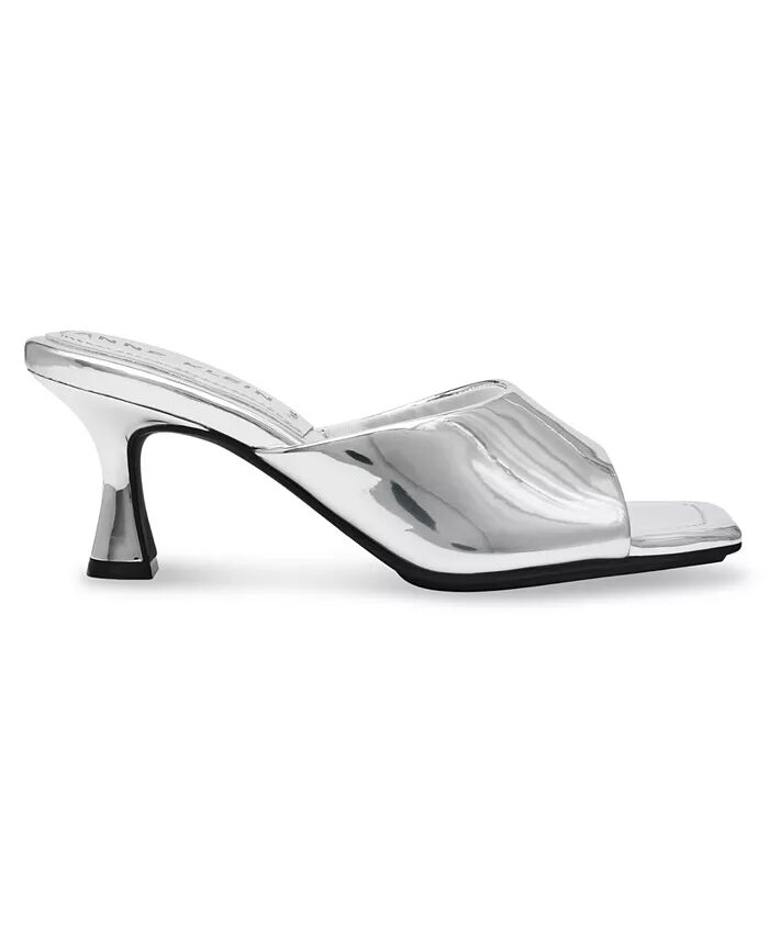 Женские сандалии Jerilyn Square Toe Mule Dress Sandals Anne Klein, серебряный — фото 2
