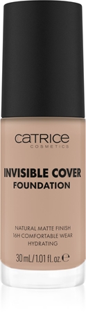 

Жидкая основа с матовым покрытием Catrice Invisible Cover Foundation, 020N 30 ml