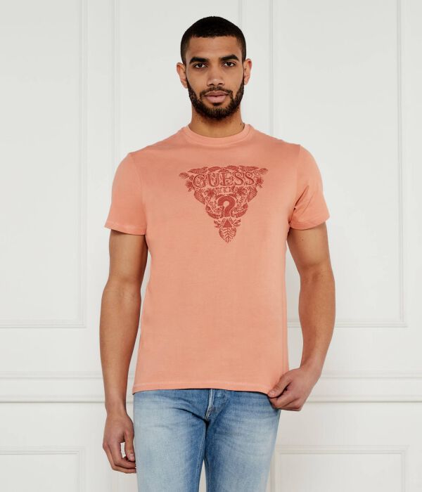 

Футболки Regular fit Guess Jeans, оранжевый