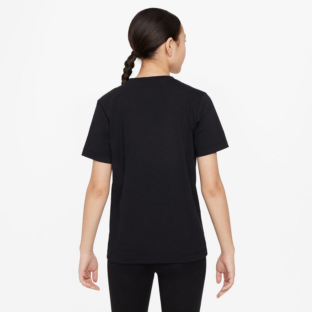 Футболка с большим логотипом Nike Sportswear для детей 6–20 лет, серый — фото 2