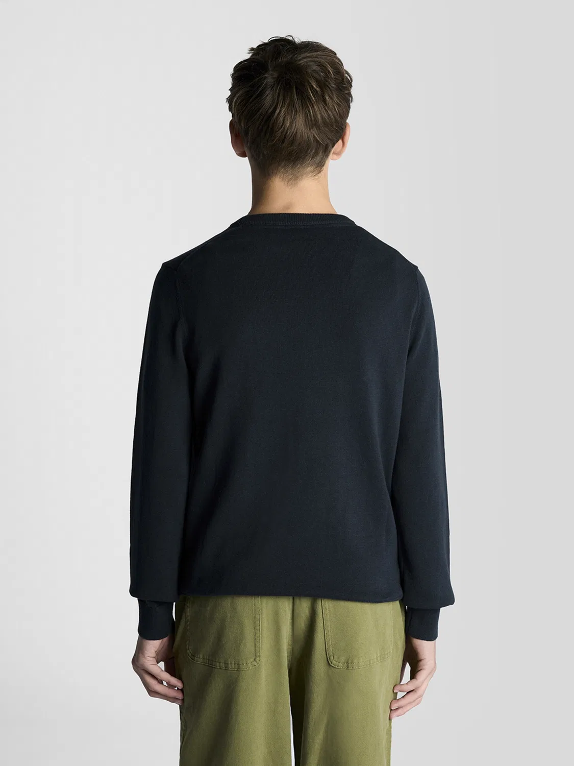 Свитер Lyle & Scott, Navy — фото 4
