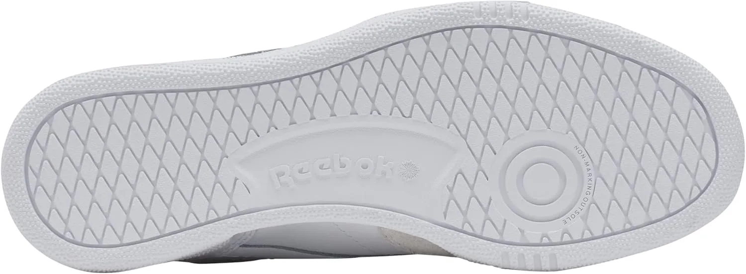 Кроссовки Reebok Unisex Adult Club C Mid II, белый/золотой — фото 2