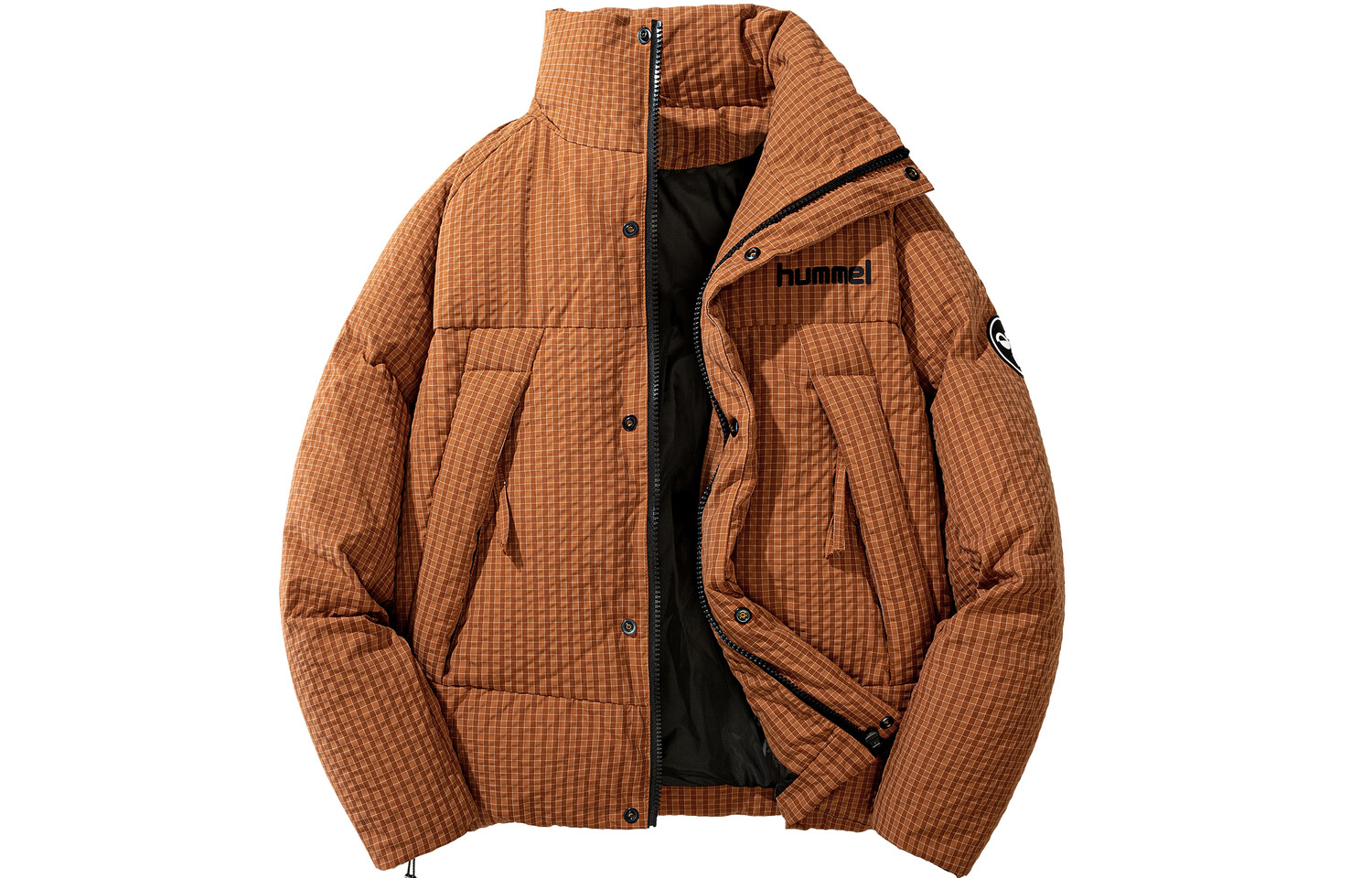 

Пуховик унисекс Hummel, оранжевый/красный