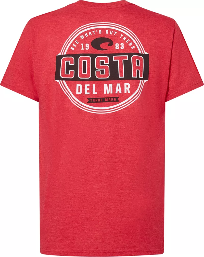 

Мужская футболка Costa Del Mar Prado, цвет Red Heather