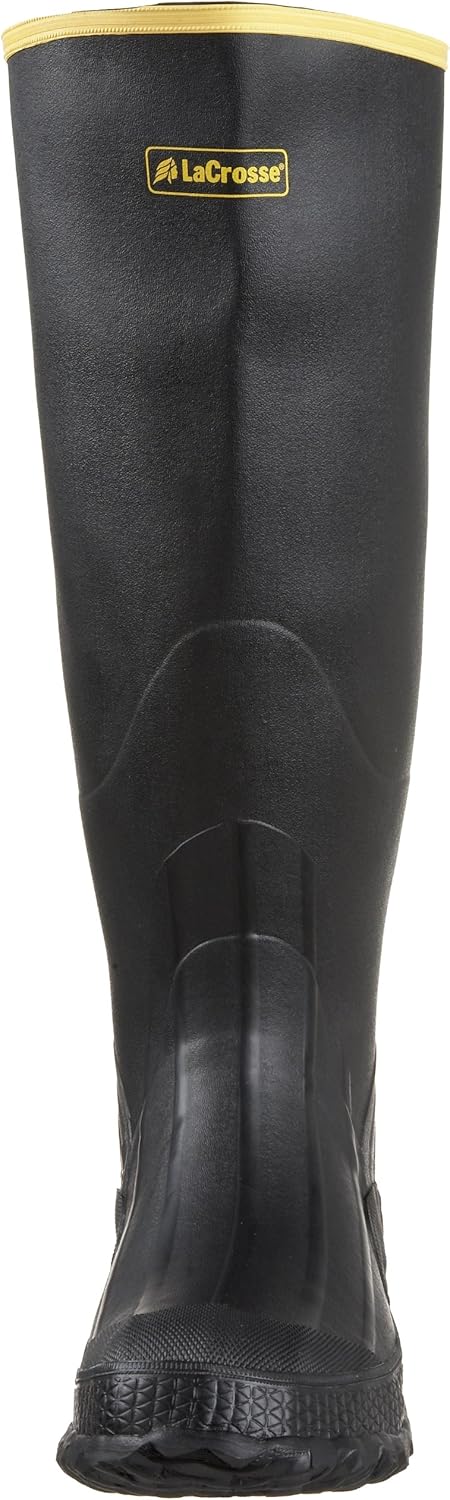 Ботинки LaCrosse ZXT Knee 16, прочная водонепроницаемая резиновая обувь для мужчин, идеально подходят для работы на открытом воздухе и охоты, черный — фото 2