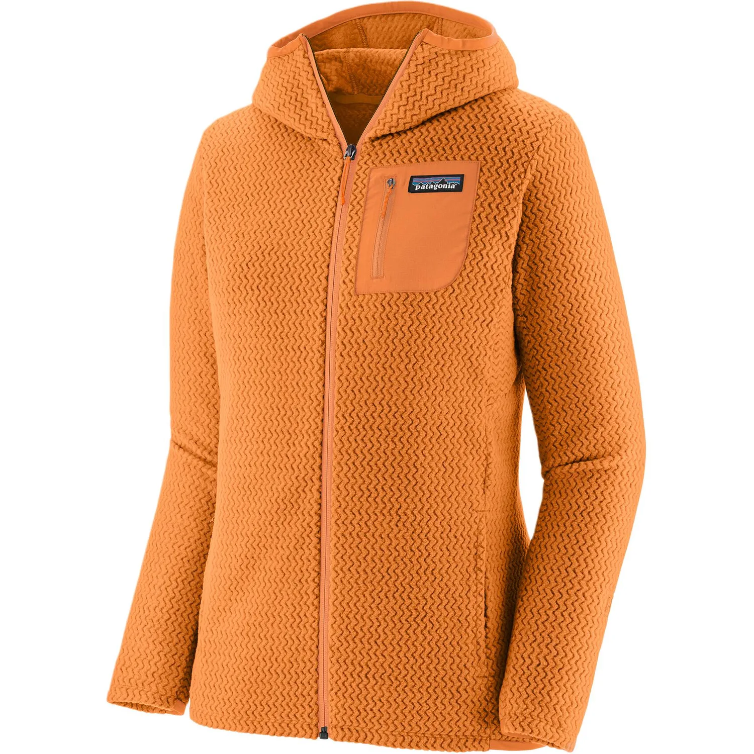 Куртка с лого-нашивкой Patagonia, Fresh Apricot/Vivid Apricot