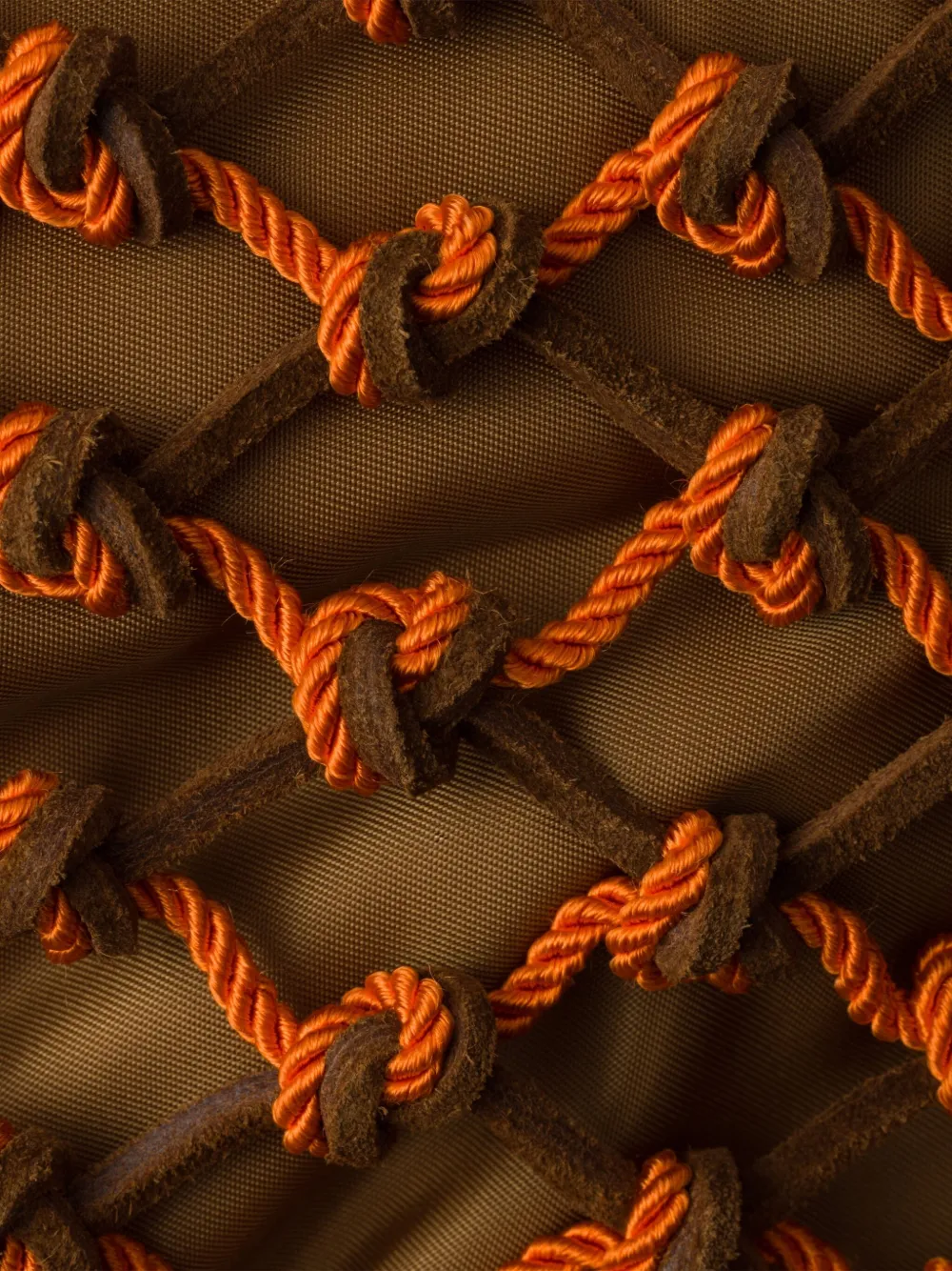 Маленькая сумка на плечо Macramé Prada, коричневый — фото 4