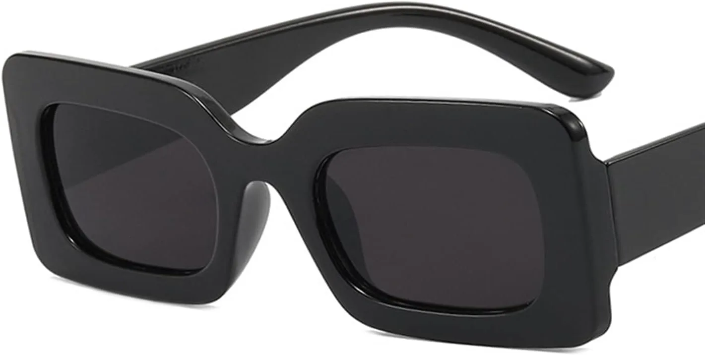 

Солнцезащитные очки 2026 в квадратной оправе, модные, для уличной фотосъемки, для мужчин и женщин, для отдыха на природе (Цвет: F, Размер: 1) MTZJH, One Color