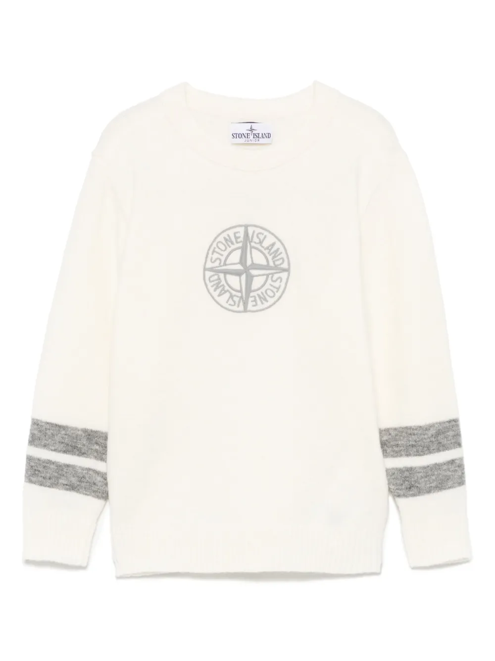 

Свитер с декором Compass Stone Island Junior, белый