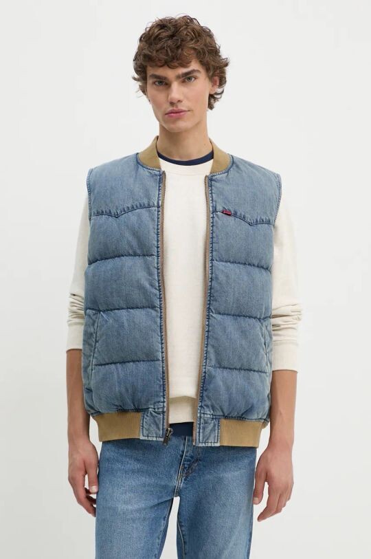 

Пуховой жилет Levi's, синий