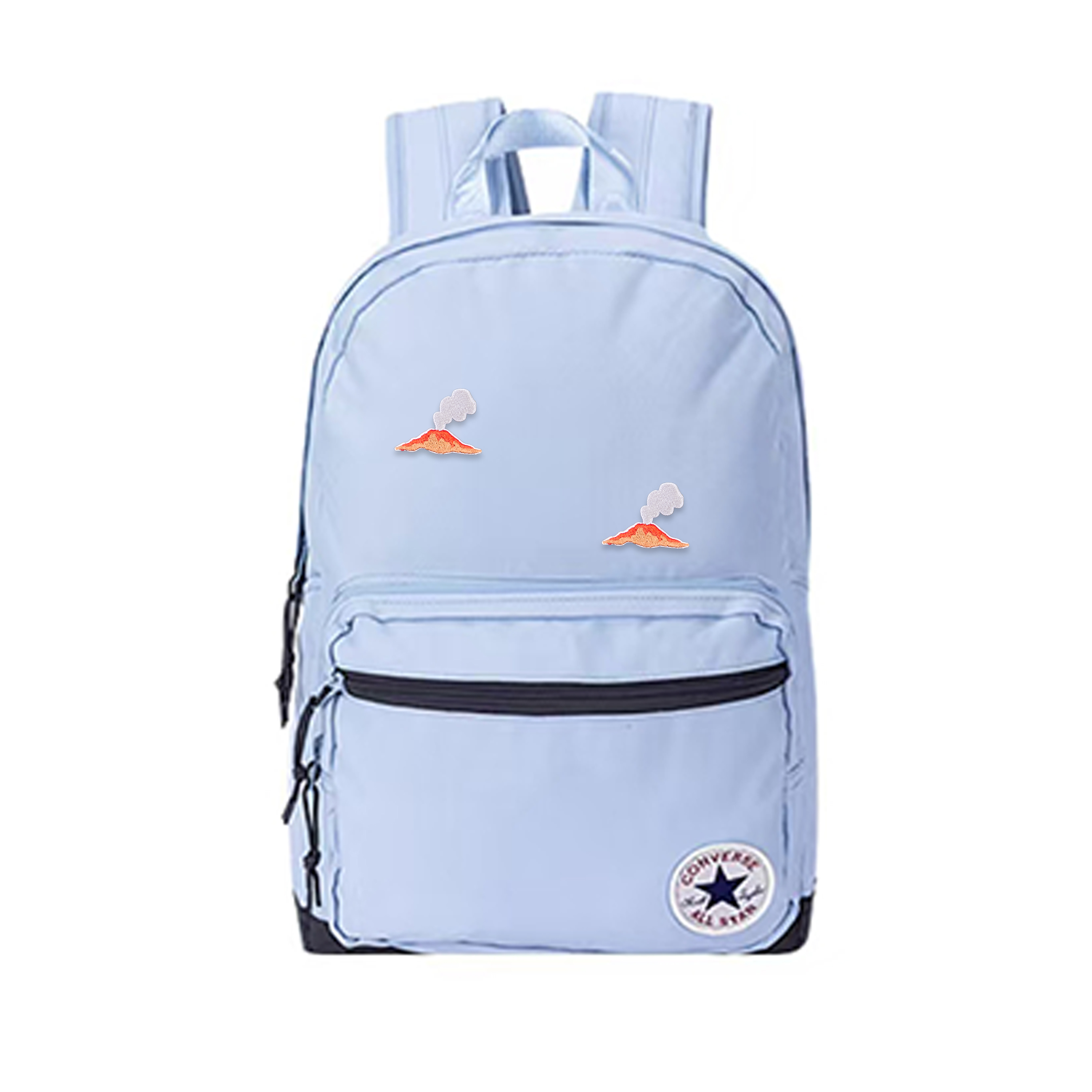 

Converse Средний рюкзак из полиэстера для женщин Light Haze Blue, Magma Eruption