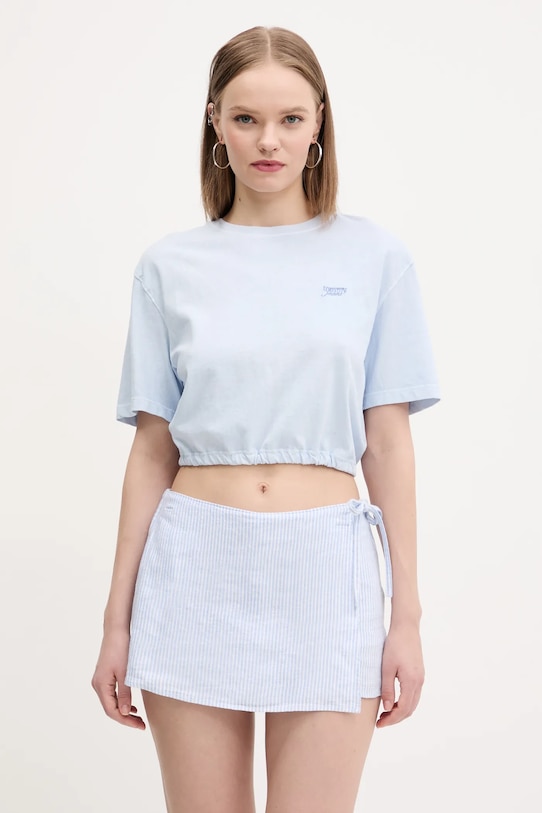 

Хлопковая футболка Tommy Jeans, синий