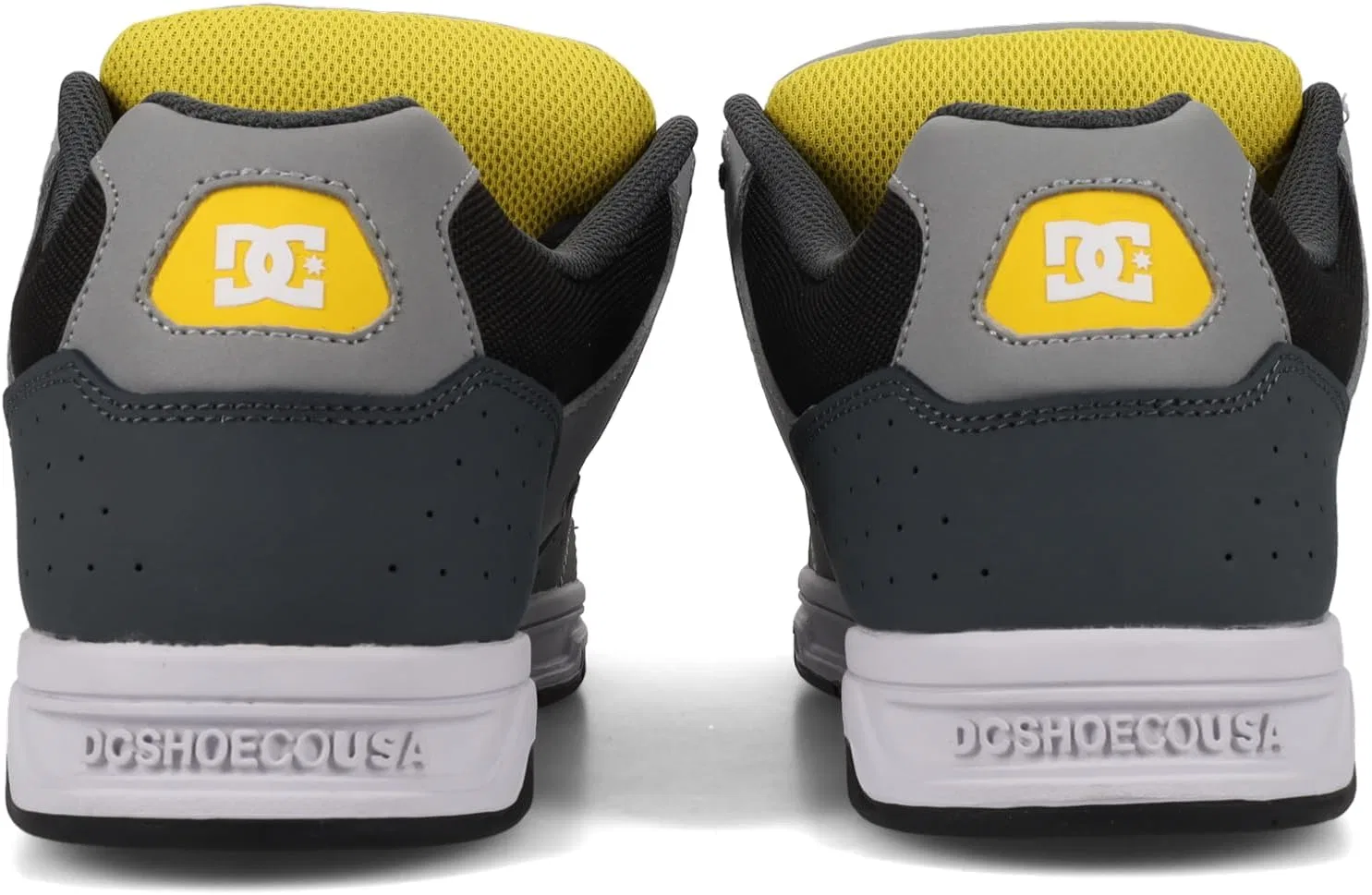 Мужские кроссовки DC Shoes Coiler, Light Grey/Dark Grey/Yellow — фото 2