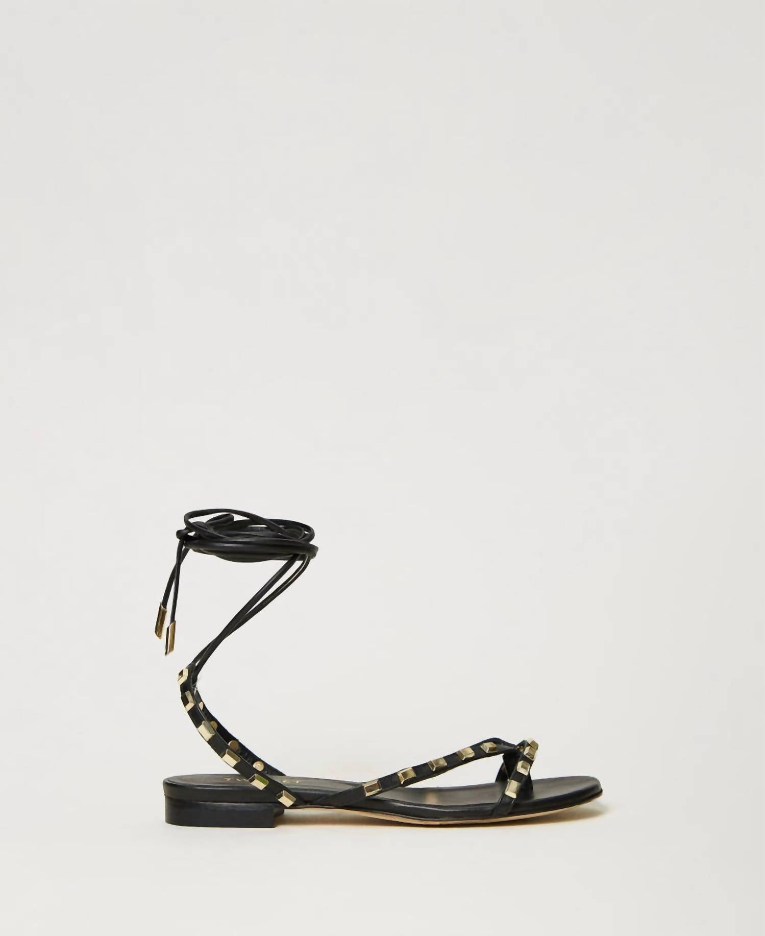 Сандалии Thongs In Nero TWINSET, Nero