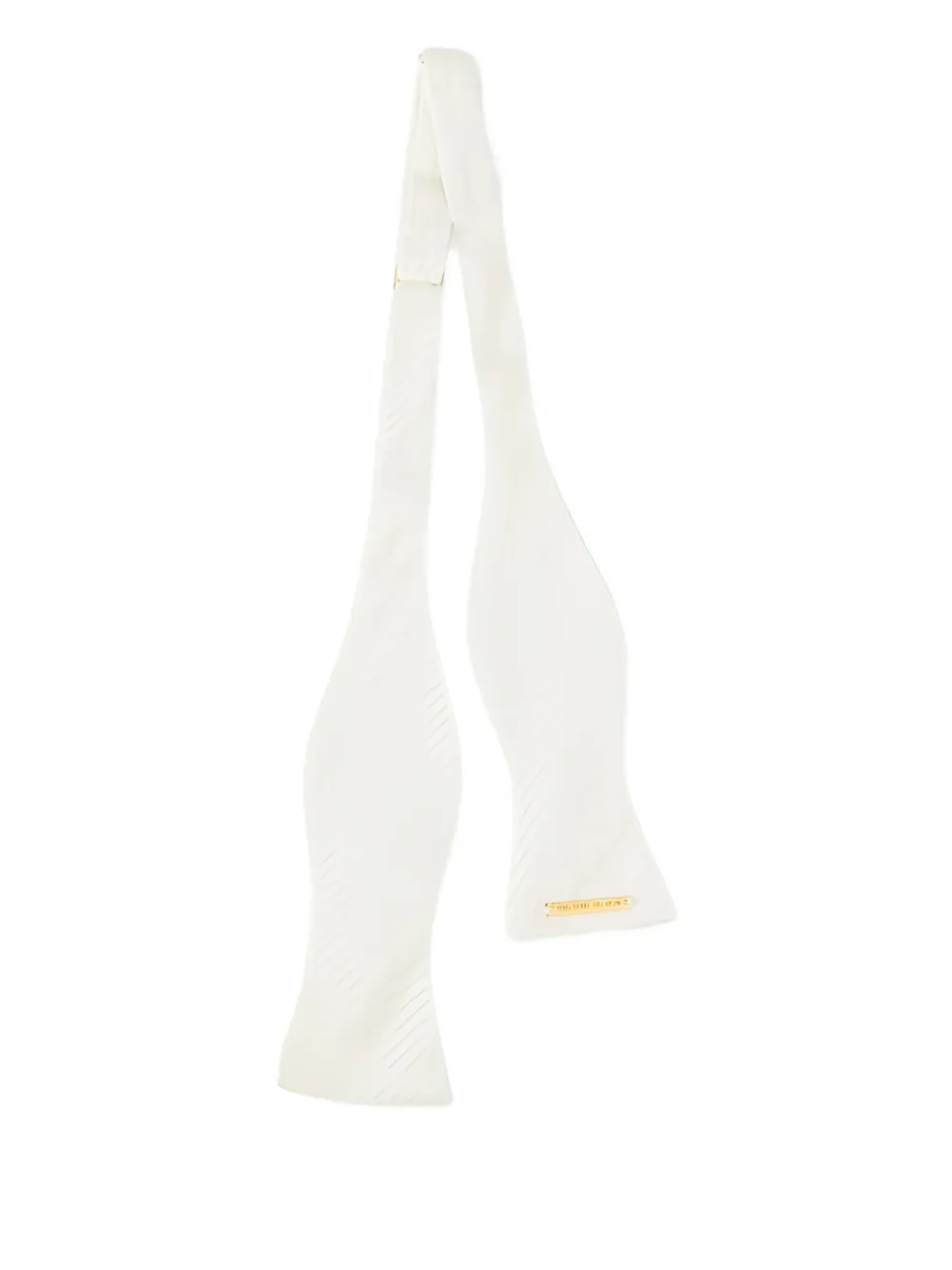 

Галстук-бабочка с жаккардовым узором и логотипом Elisabetta Franchi, белый