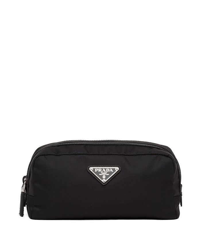 

Несессер из Re-Nylon и кожи Saffiano Prada, черный