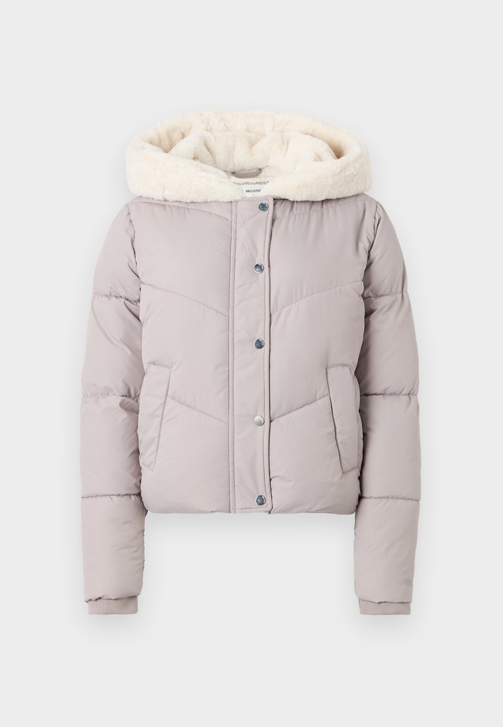 

Куртка-бомбер ULTIMATE COZY LINED HOODED Hollister Co., серый