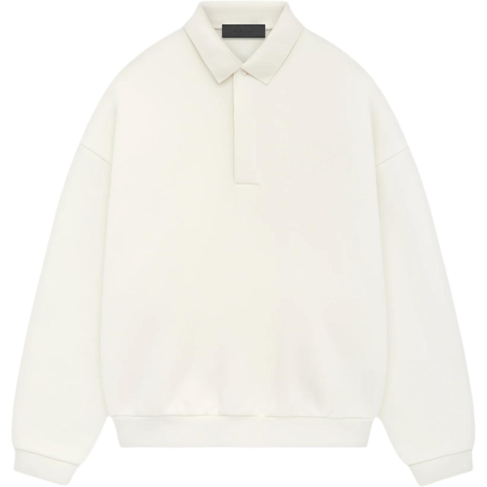 

Флисовое поло Fear Of God Essentials, Ivory White/SHELL