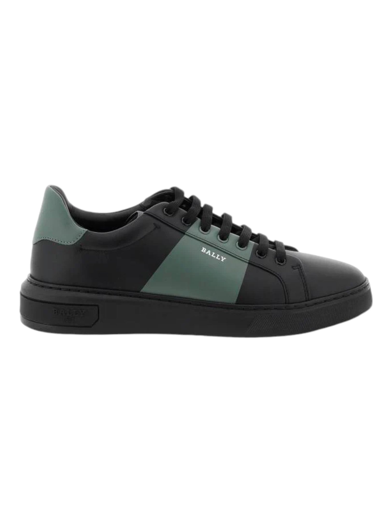 

Bally Mitty 6302765 Мужские черные/серые однотонные кроссовки из телячьей кожи