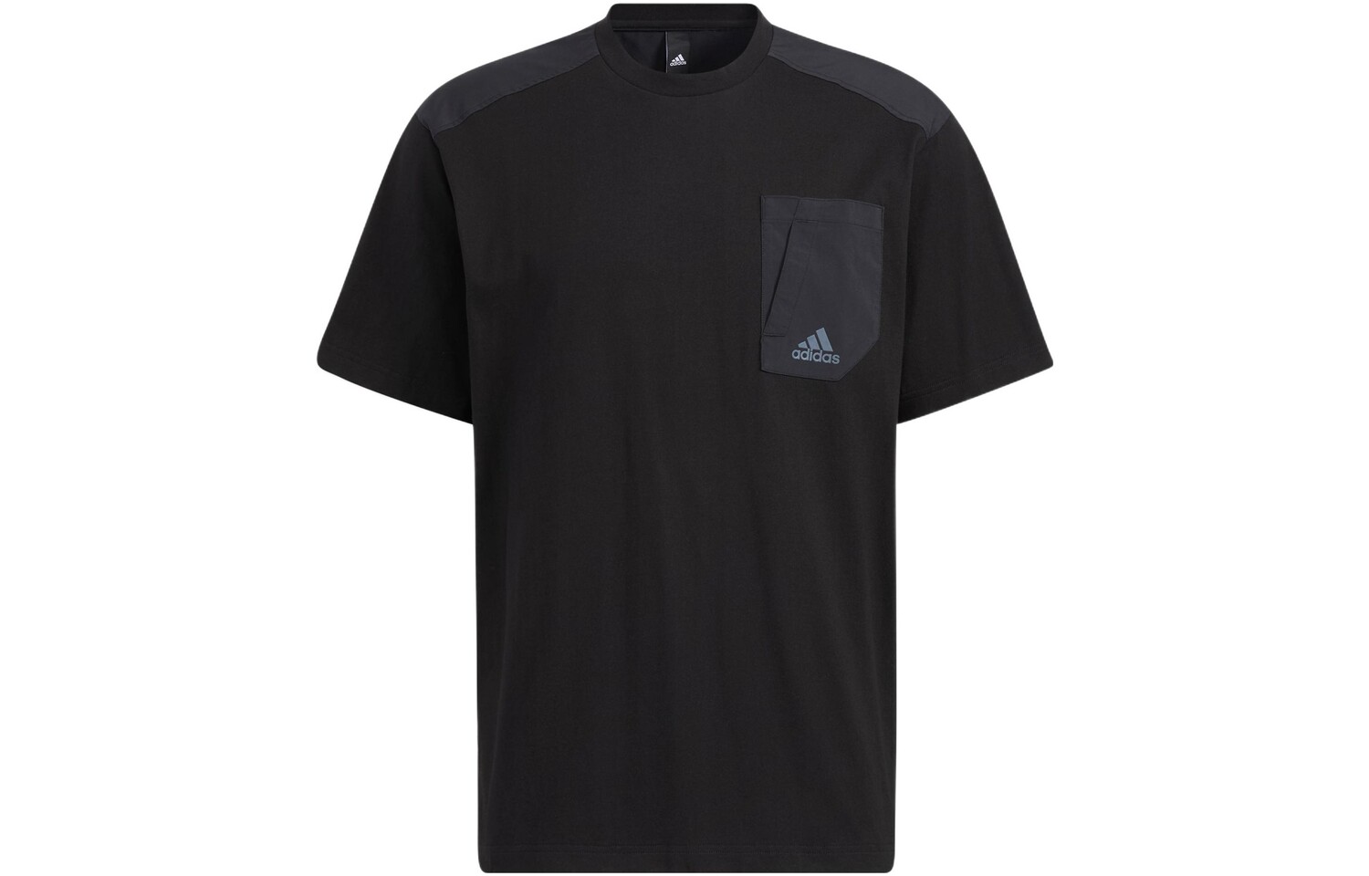 

Футболка мужская черная Adidas, черный