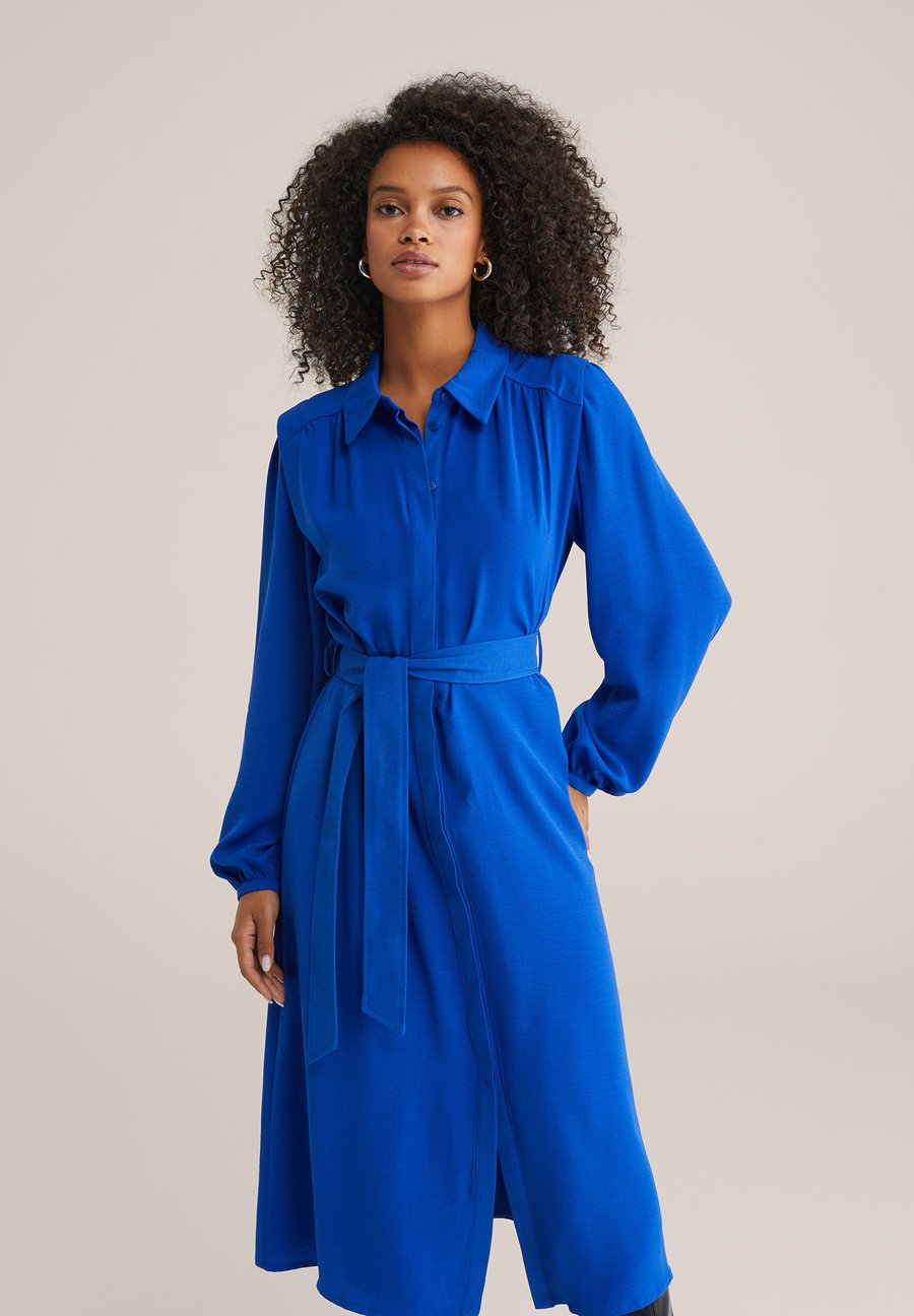 

Платье WE Fashion Shirt dress, Blue/Royal Blue