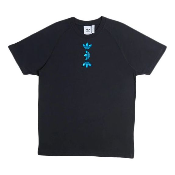 

Футболка originals zeno tee blue logo short sleeve black Adidas, черный