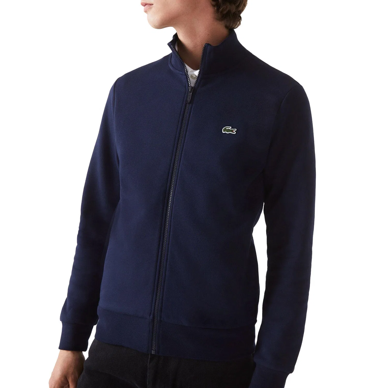 Мужская хлопковая олимпийка Lacoste, Navyblau