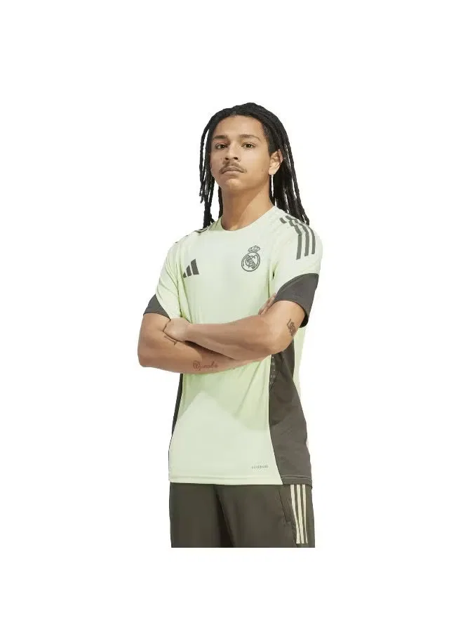 Футбольная футболка тренировочная Real Madrid 25/26 Tiro25 Adidas, зеленый