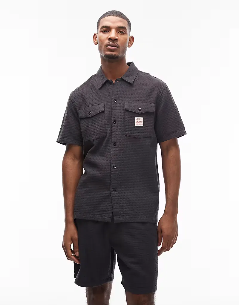Рубашка с коротким рукавом Levi's Workwear, комплект из двух предметов, черный