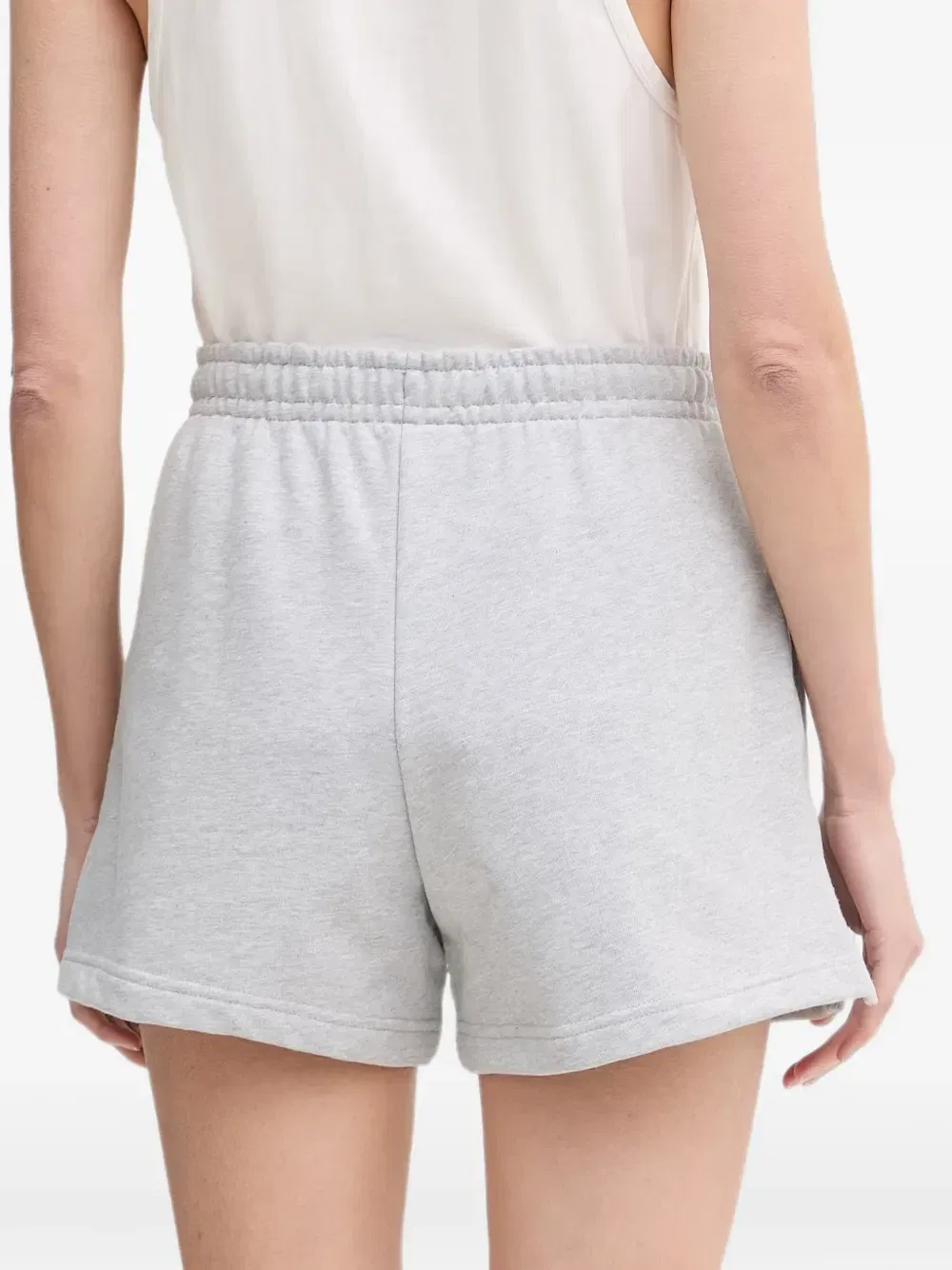 Шорты Lacoste с эластичным поясом и нашивкой с логотипом, серый — фото 3