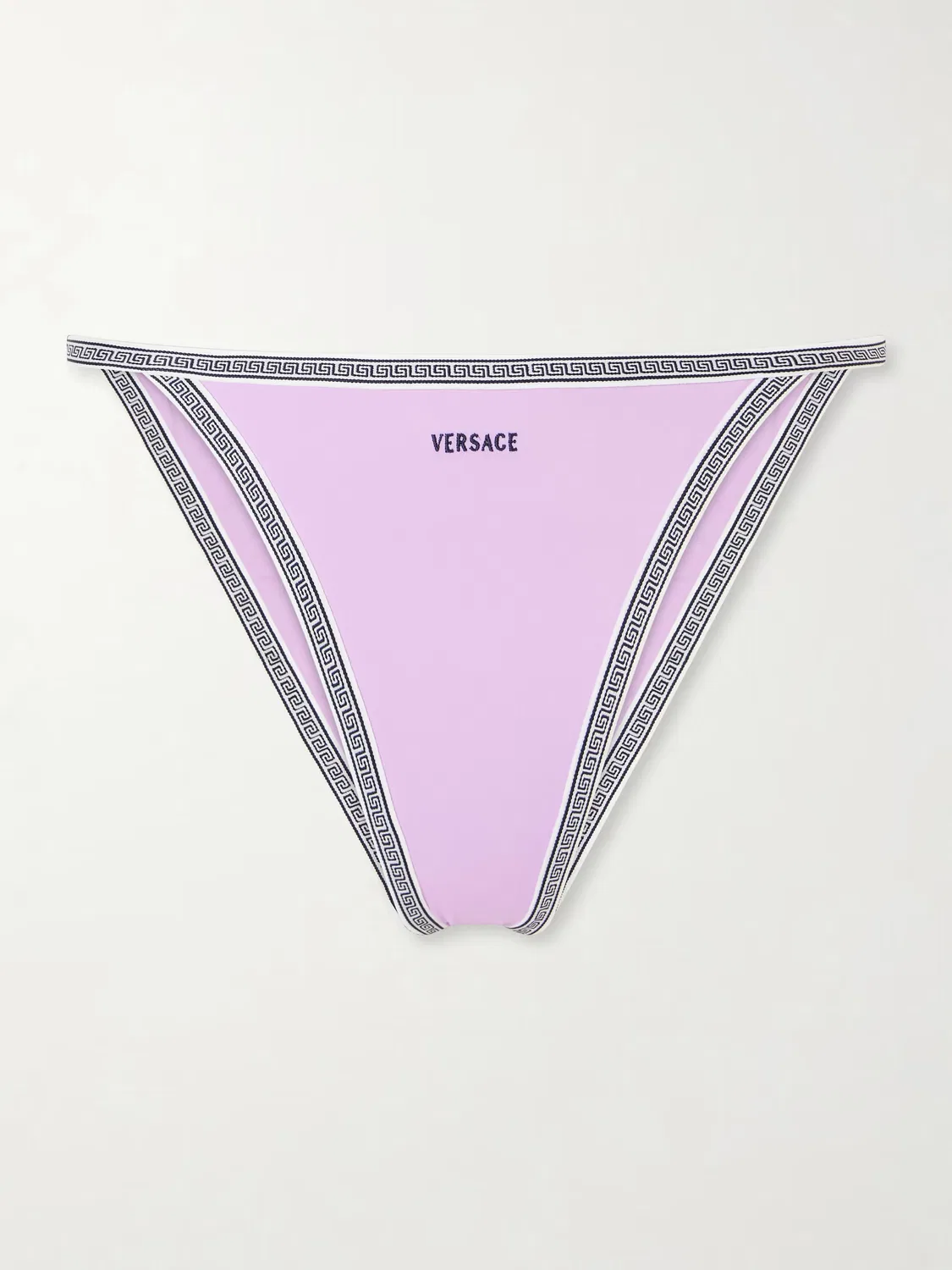 Трусики бикини с вышивкой Greca Versace, фиолетовый