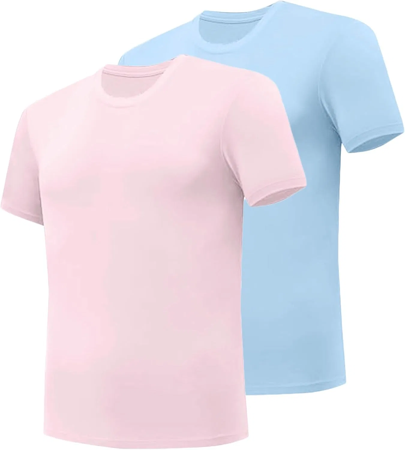Мужская футболка с круглым вырезом Slim Fit 2 Pack, Pink