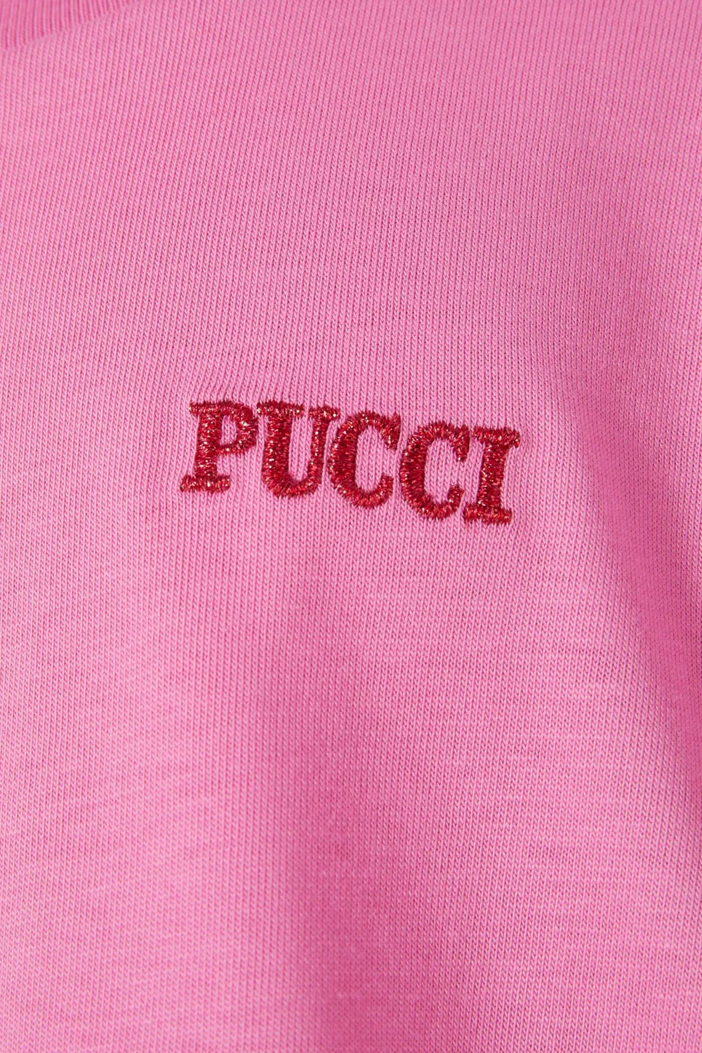 Платье с оборками и принтом Emilio Pucci, розовый — фото 3