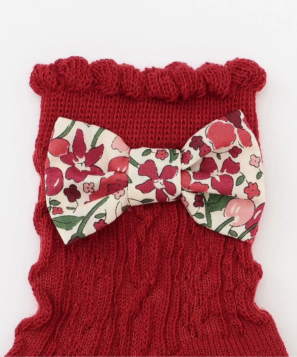 Детские носки Liberty Ribbon Crew с принтом, Sense of Wonder, White — фото 2