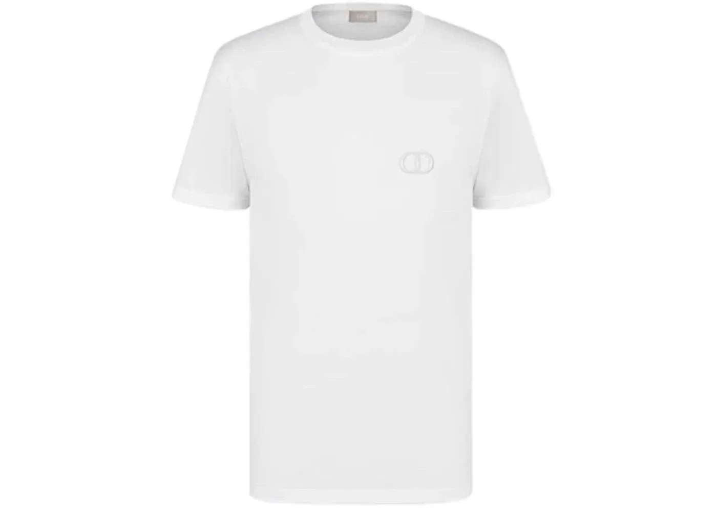 Мужская футболка с принтом Dior CD Icon, White