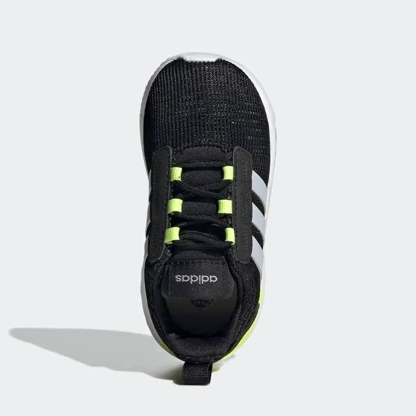 Детские кроссовки для мальчиков с шнуровкой Racer TR21, Black/Halo Silver/Solar Yellow — фото 3