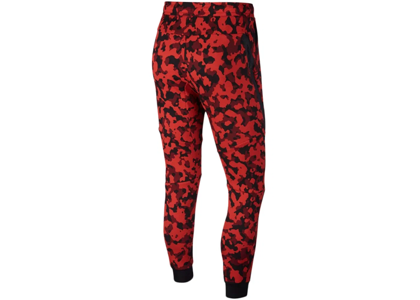 Мужские спортивные штаны с длинным рукавом Nike Sportswear Tech Fleece Joggers, Pueblo Red/Black/Red Camo — фото 2