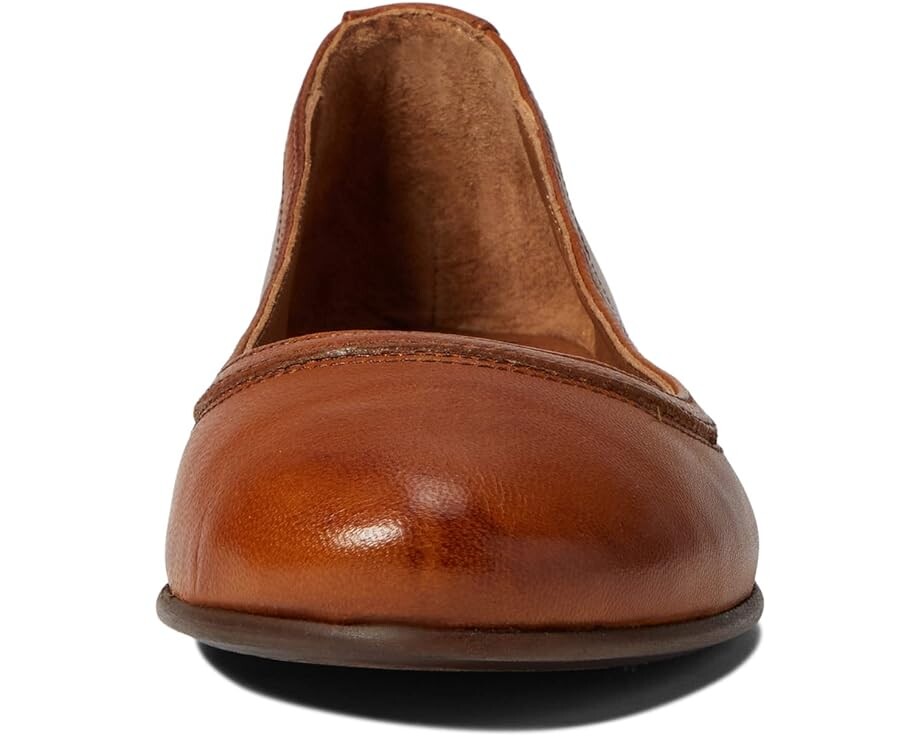 Туфли на плоской подошве Frye Carson Ballet, цвет Cognac Vintage Veg Tan — фото 2