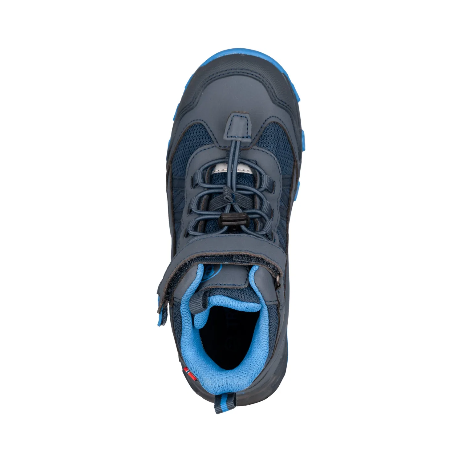 Детские кроссовки для активного отдыха Kids Tronfjell Hiker Mid TROLLKIDS, Navy/Medium Blue — фото 3