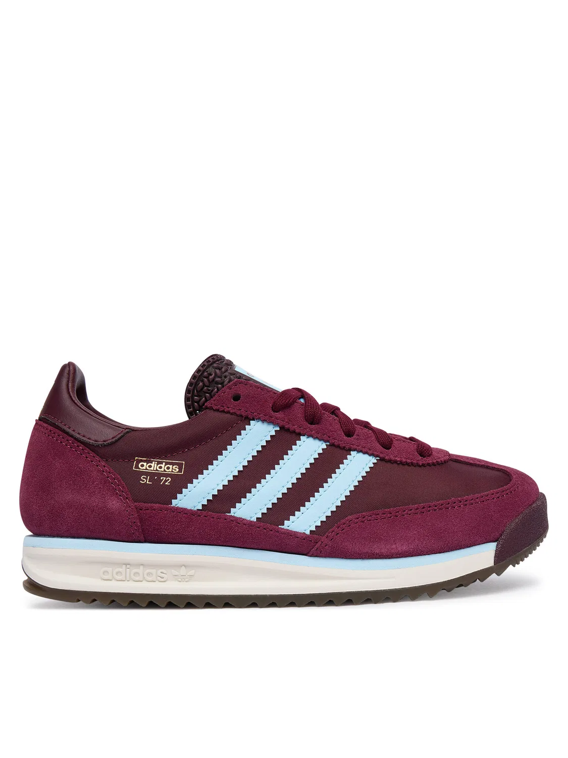 Кроссовки для девочки Adidas, темно-красный