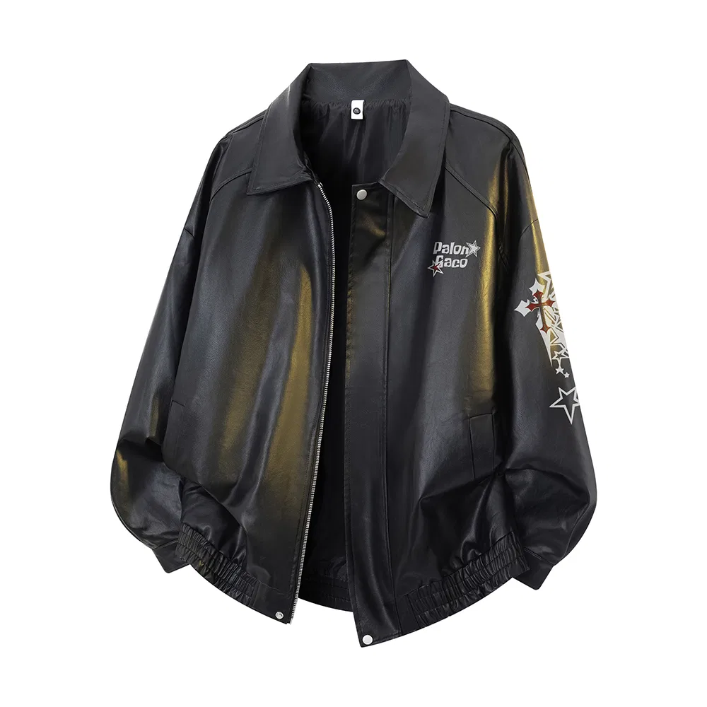 Детская куртка с принтом Leather Jacket Unisex, PAL ONGACO, Apricot — фото 3