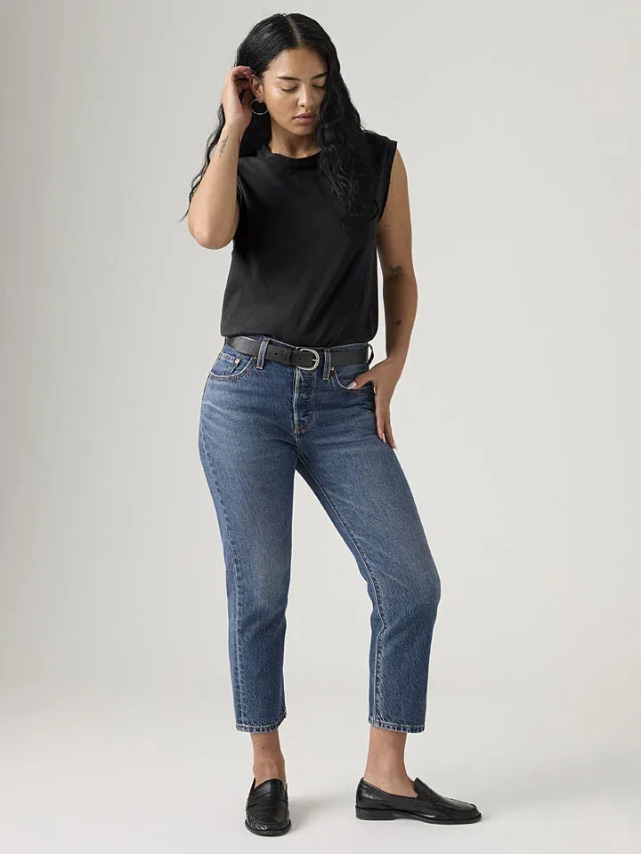 Женские джинсы Regular fit Levi's, Blue — фото 4