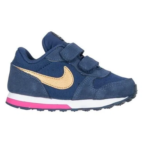 Детские полуботинки на липучках Nike MD Runner 2 Tdv, Navyblau