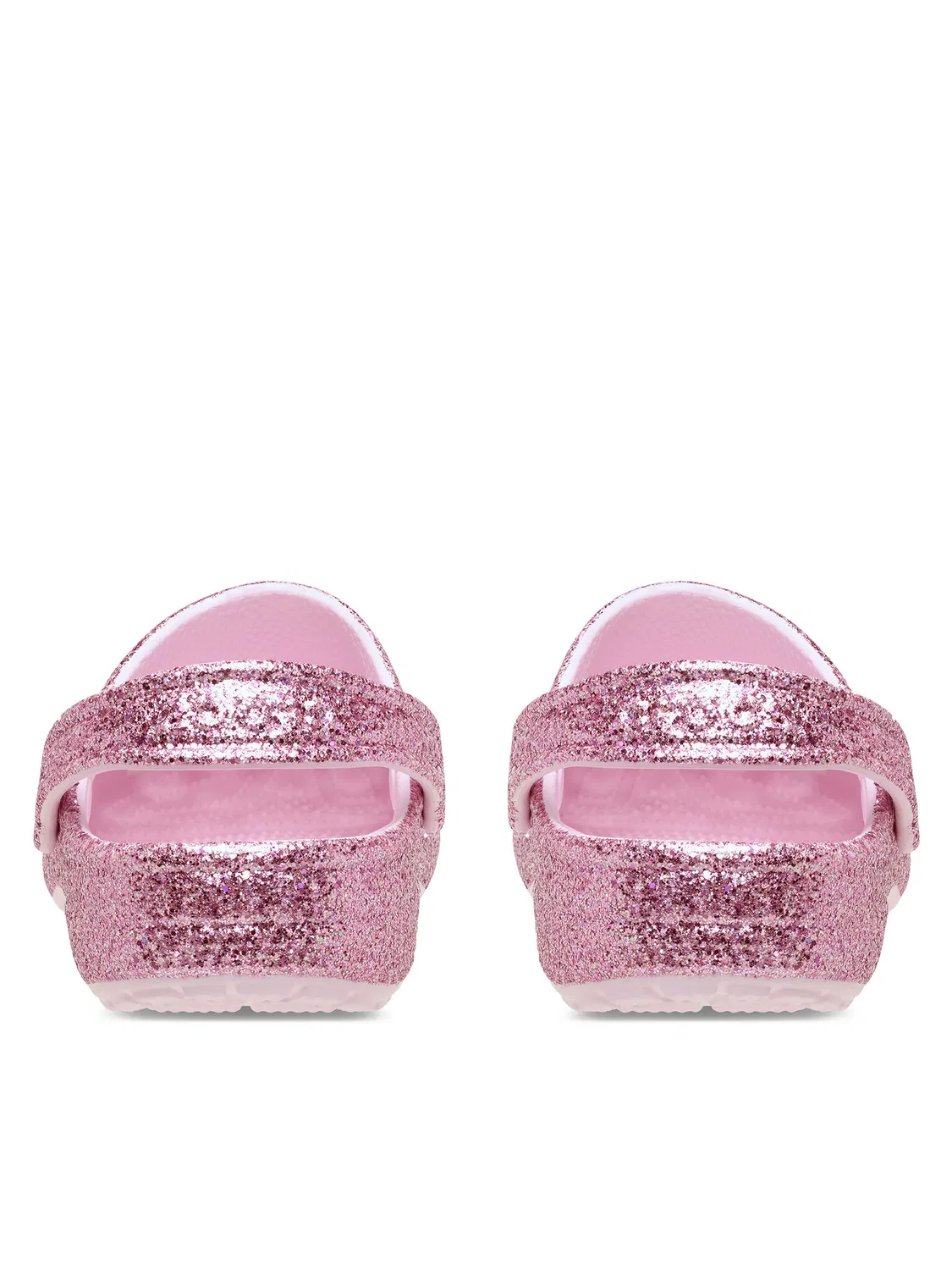 Шлепанцы для девочки Classic Chunky Glitter Clog Crocs, розовый — фото 3