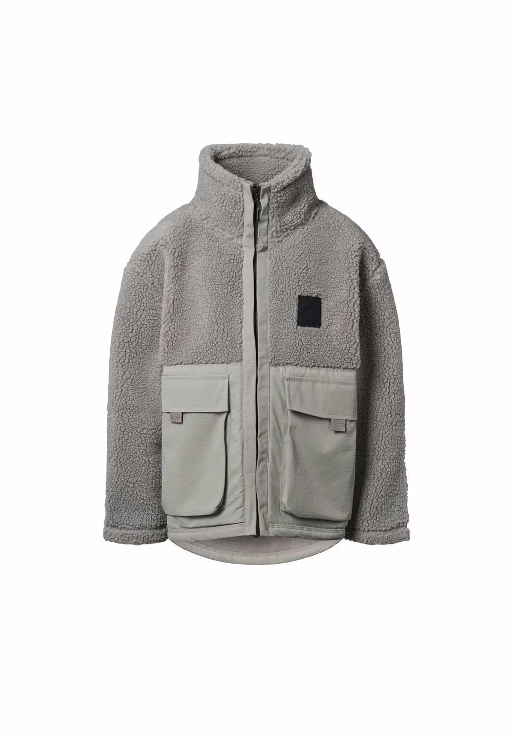 Ута - флисовая куртка Molo, Grey Melange — фото 3